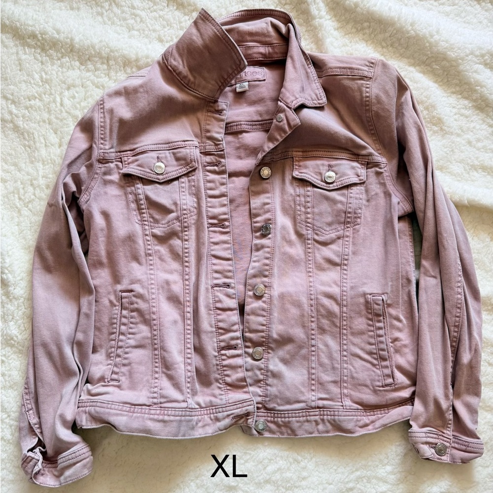Women's Pink Denim Jacket
